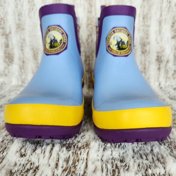 Pendleton Ankle Rain Boots Yosemite California National Park Blue Women's Size 6 - Picture 3 of 16